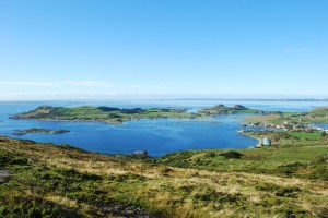 Utsikt fra toppen av Mastravarden i dag, ca 150 moh.
