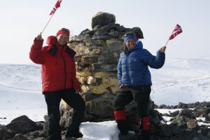 Topptur på Halti, Finlands høyeste fjell. 17.mai